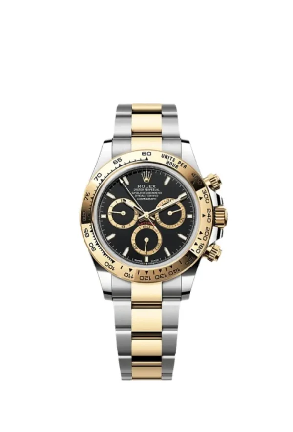 Classic Chronograph Silver-Gold | Black