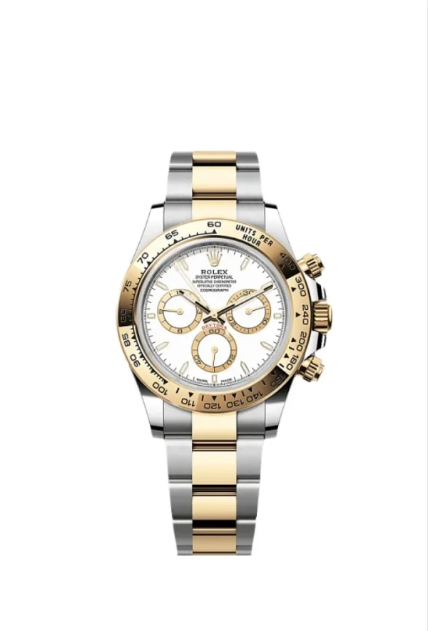 Classic Chronograph Silver-Gold | White