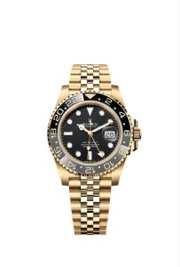 Travel Style Gold Chain | Black Dial