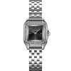Skmei Women Stainless Steel Square Diamond