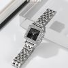 Skmei Women Stainless Steel Square Diamond