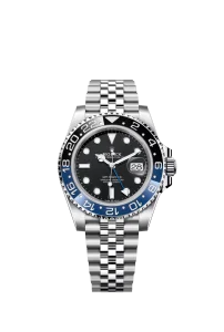 RLX GMT Master II Blue Black Bezel Watch