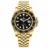 Travel Style Gold Black Bezel Watch
