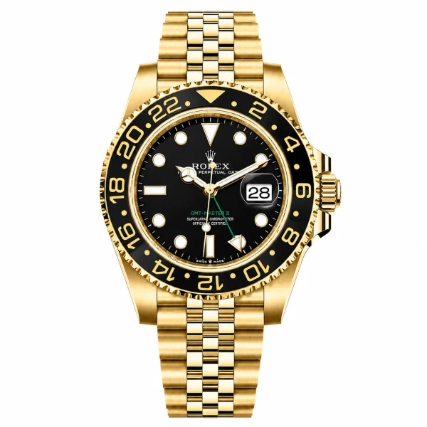 Travel Style Gold Black Bezel Watch