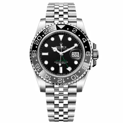 Travel Style Mint Black Bezel Watch Stainless Steel